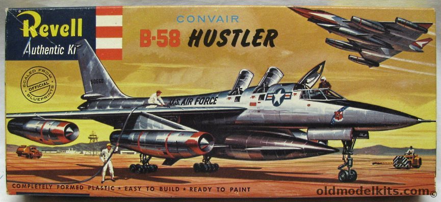 Revell 1/94 Convair B-58 Hustler - 'S' Issue, H252-98 plastic model kit